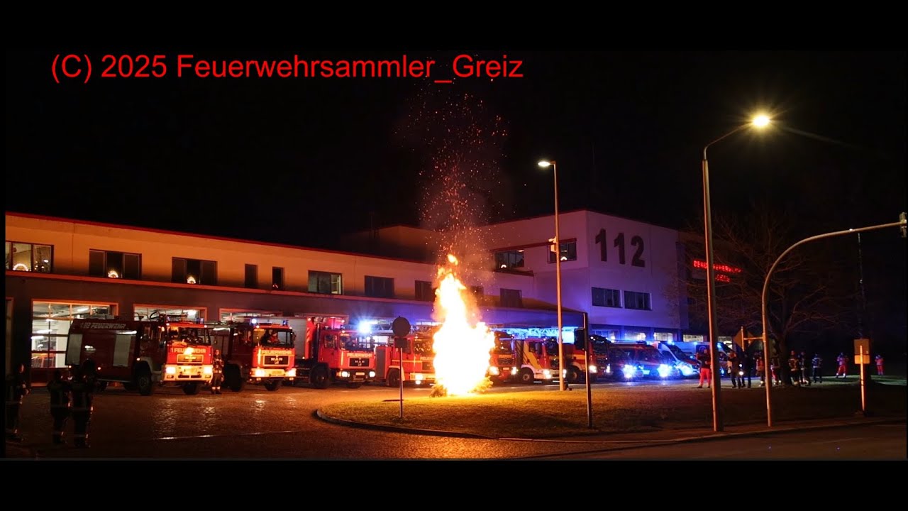 [Silvester 2024/Neujahr 2025] Zahlreiche Einsatzfahrten an der FuRW Berufsfeuerwehr Zwickau