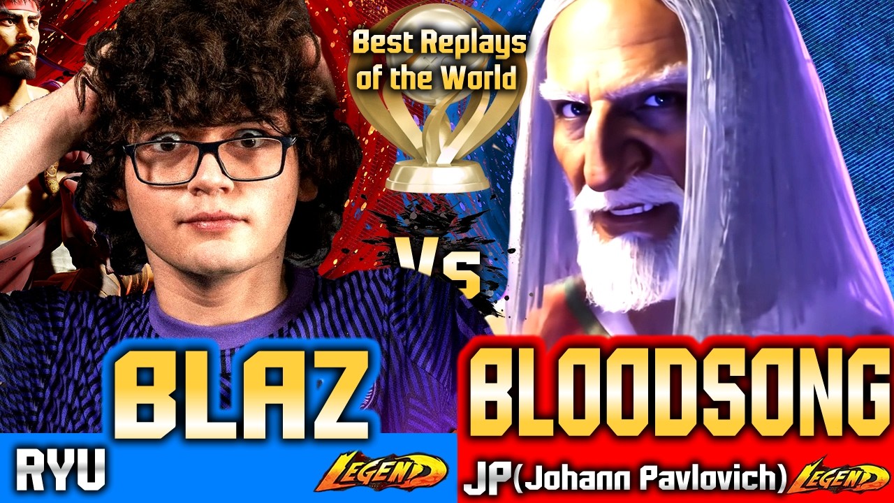 🔥SF6 Ryu (BLAZ in JAPAN🔥vs BLOODSONG) JP ▰ Street Fighter 6 Gameplay High Level