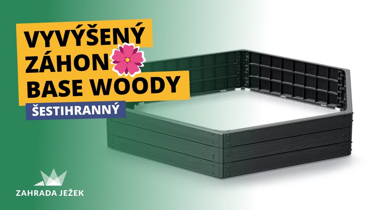 Vyvýšený záhon BASE WOODY - ukázka montáže