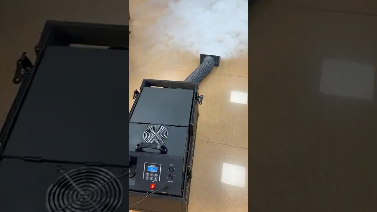 1500W Low Fog Machine for Stage Events  Ground Smoke Effect Pro Gear