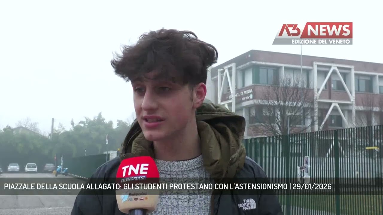 PIAZZALE DELLA SCUOLA ALLAGATO: GLI STUDENTI PROTESTANO CON L'ASTENSIONISMO | 29/01/2026
