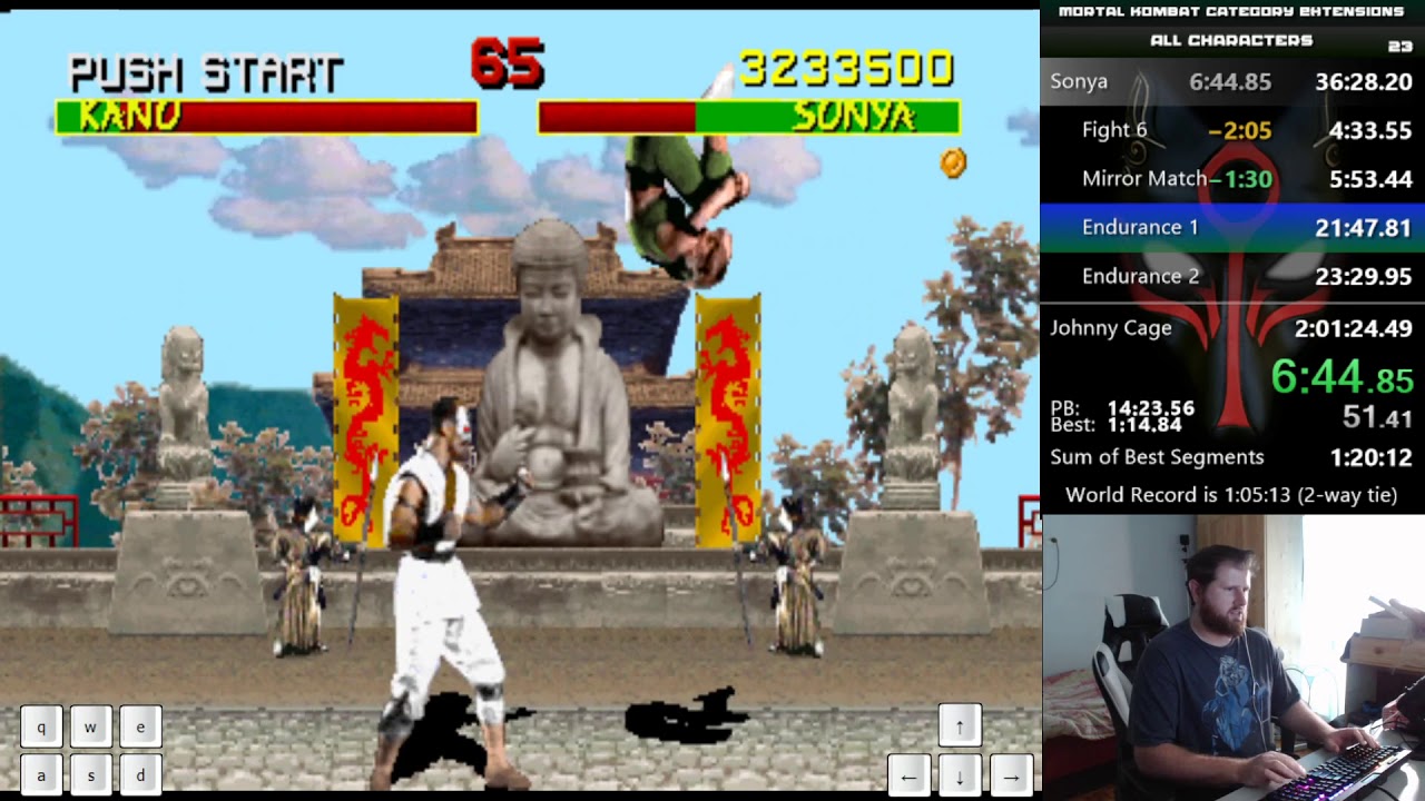 Mortal Kombat (Arcade) - Speedrun - All Characters - 1:29:11 [PB]