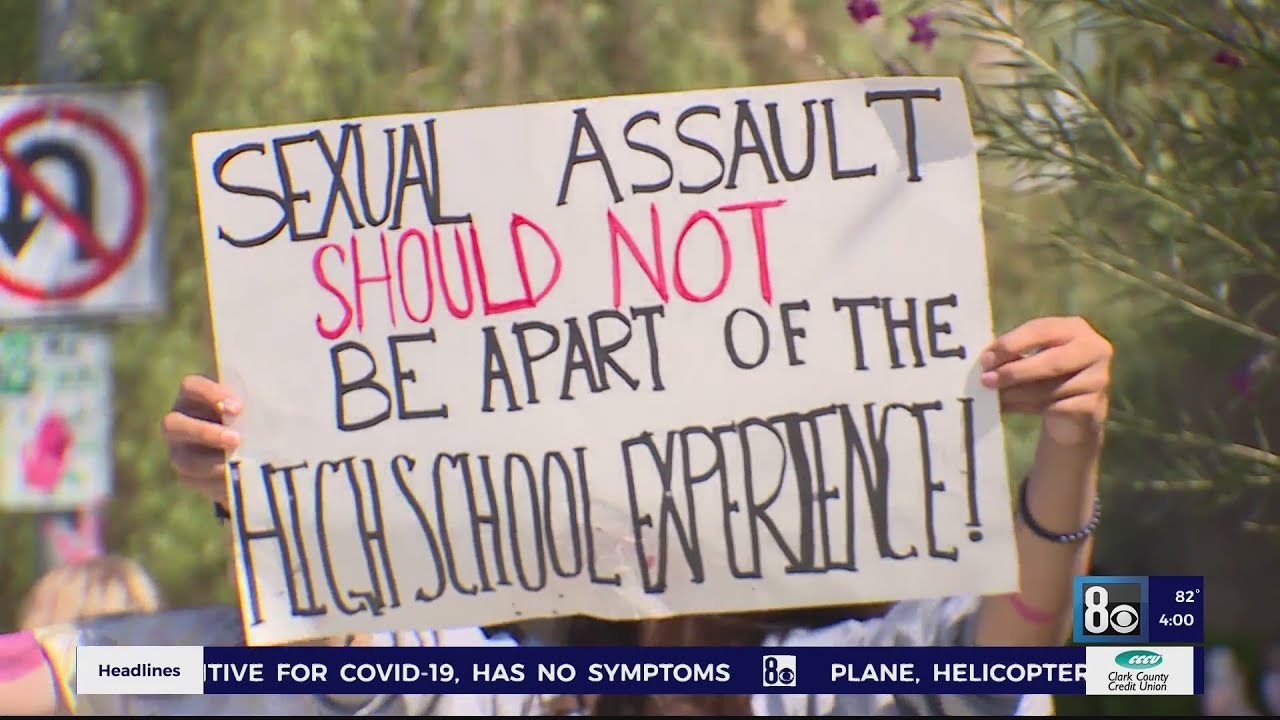 Coronado High School students protest multiple alleged sexual assault incidents; Henderson Police in