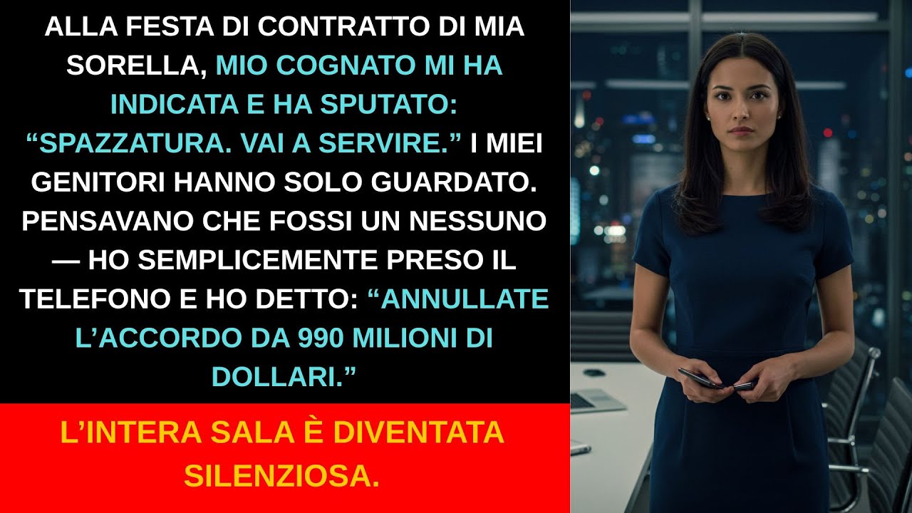 Mi hanno umiliata alla festa. Ho preso il telefono e detto: 