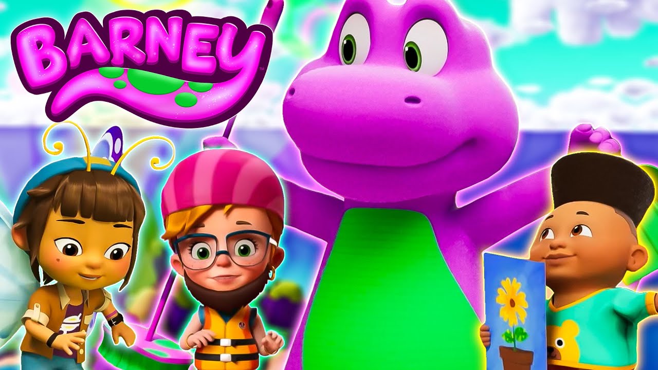 Helping Your Friends and Singing Along! | Music Video Compilation | Barney's World