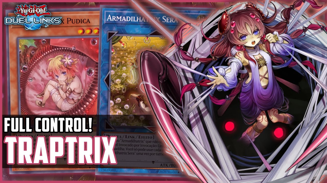 CONTROLE TOTAL: TRAPTRIX É INCRÍVEL! [DUEL LINKS]