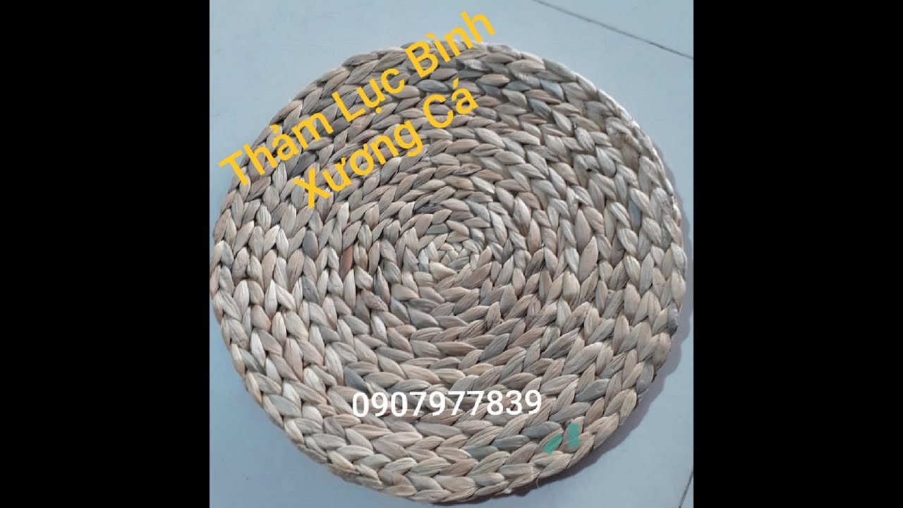 Cách Đánh Thảm Xương Cá Bằng Lục Bình Khô ❤ĐỒNG THÁP YÊU❤