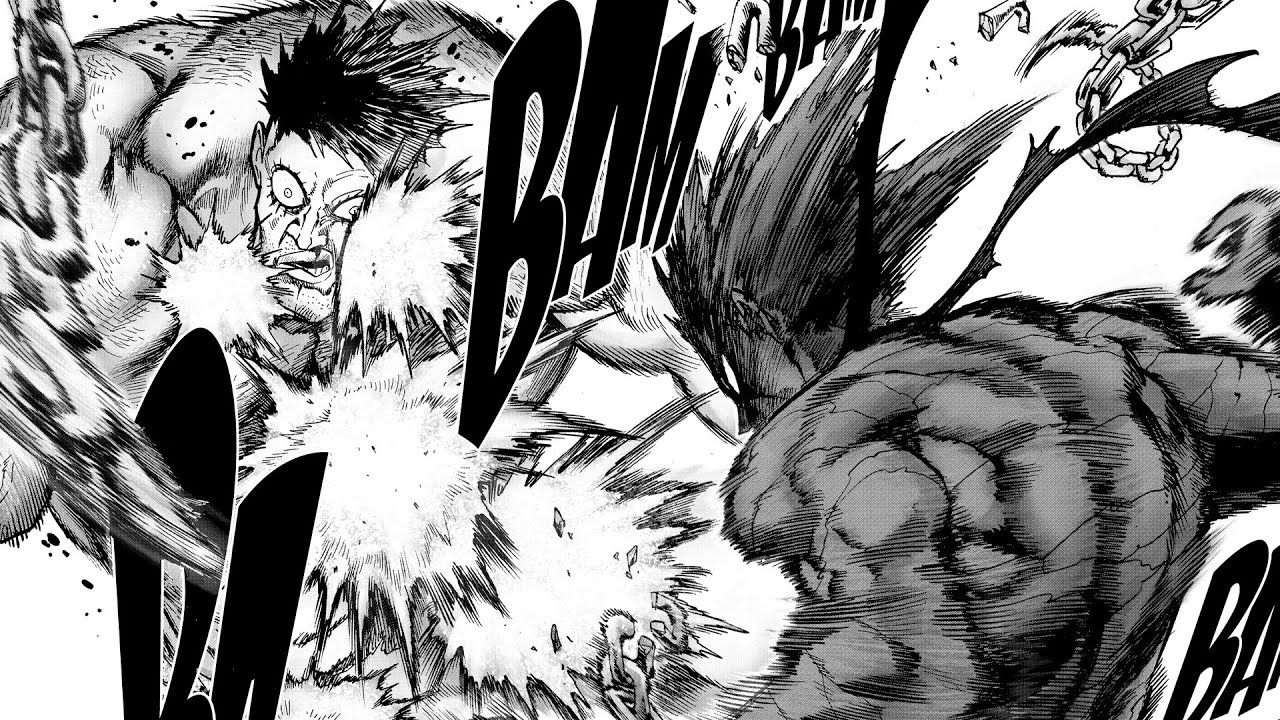 Garou vs Puri Puri Prisoner | One-Punch Man