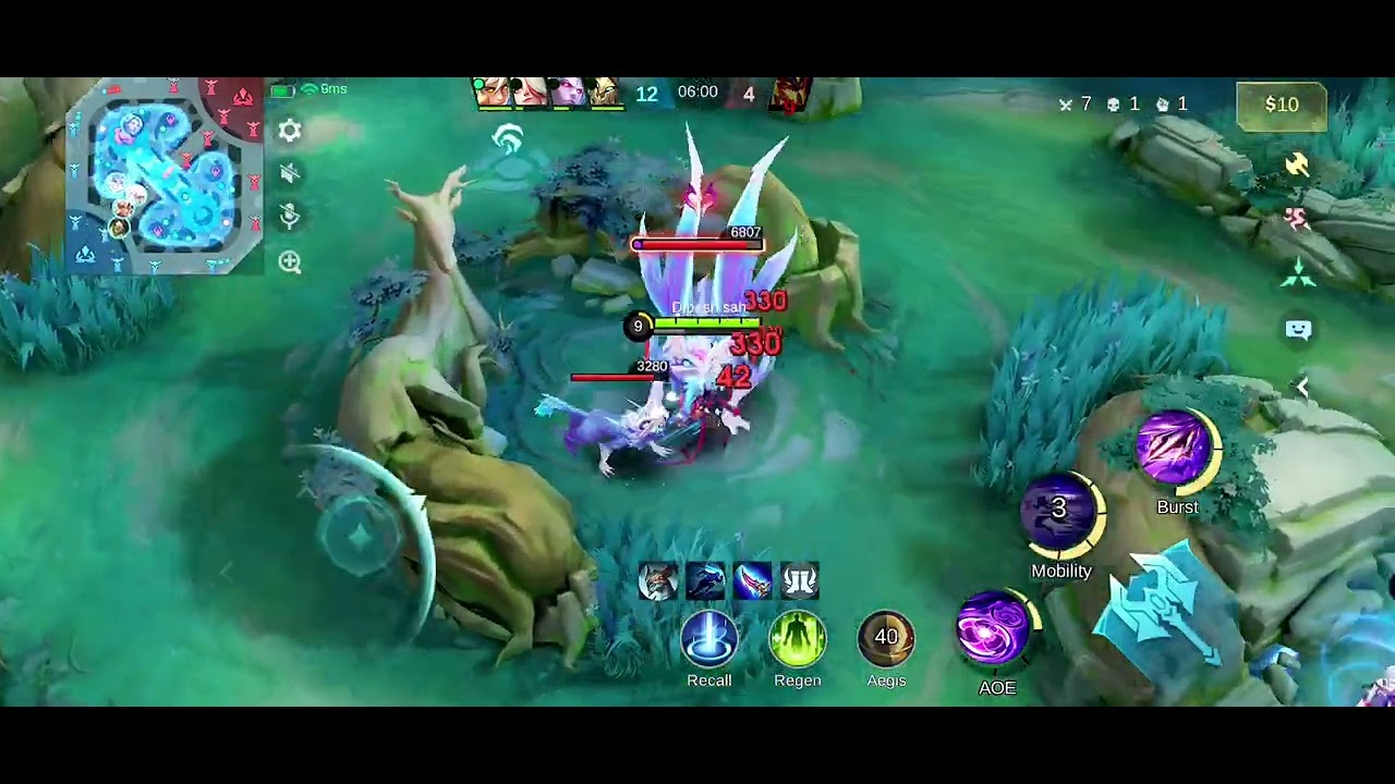 Dyrroth lend push #mobilelegends 
