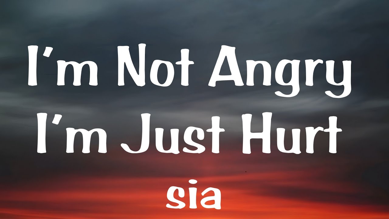 Sia Inspired - I&rsquo;m Not Angry, I&rsquo;m Just Hurt | Emotional Cinematic Ballad