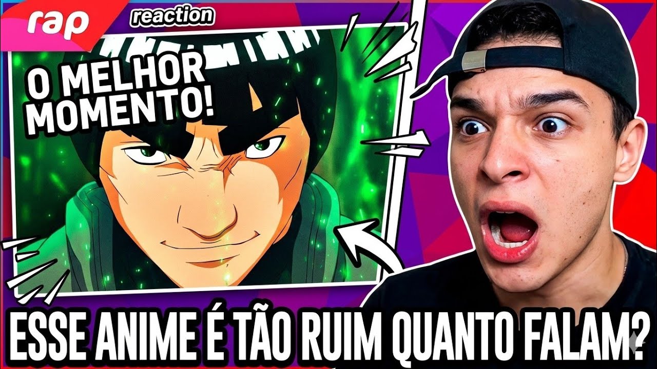 REACT Rap do Maito Gai (Naruto) - O NINJA MAIS FORTE | NERD HITS