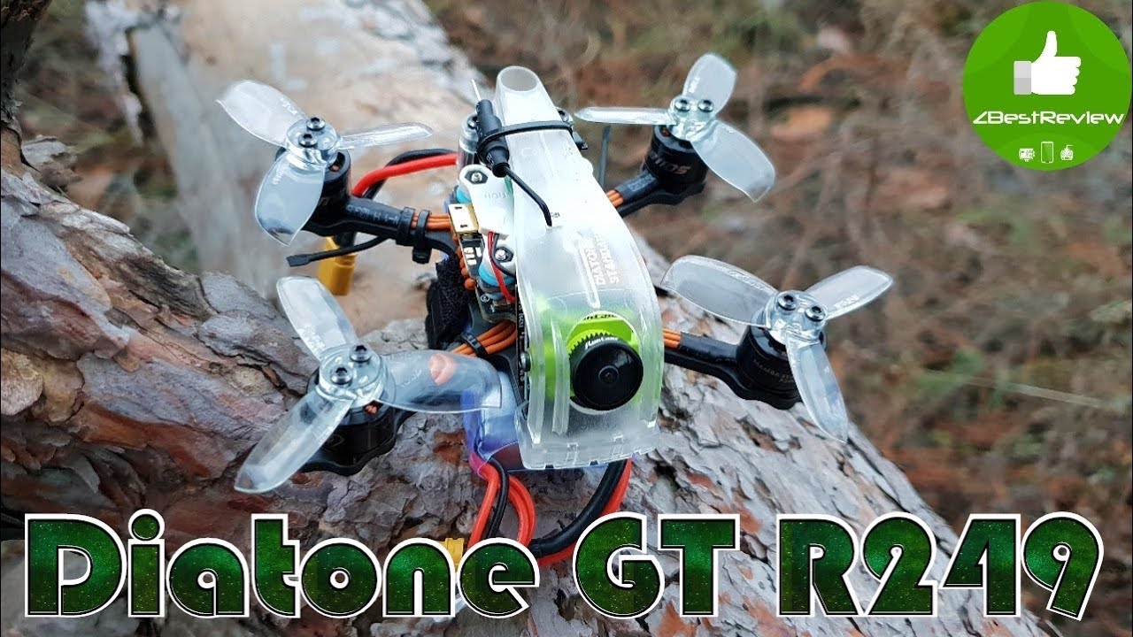 ✔ FPV Микро Квадрокоптер Diatone 2019 GT R249 95mm - Полный Обзор!