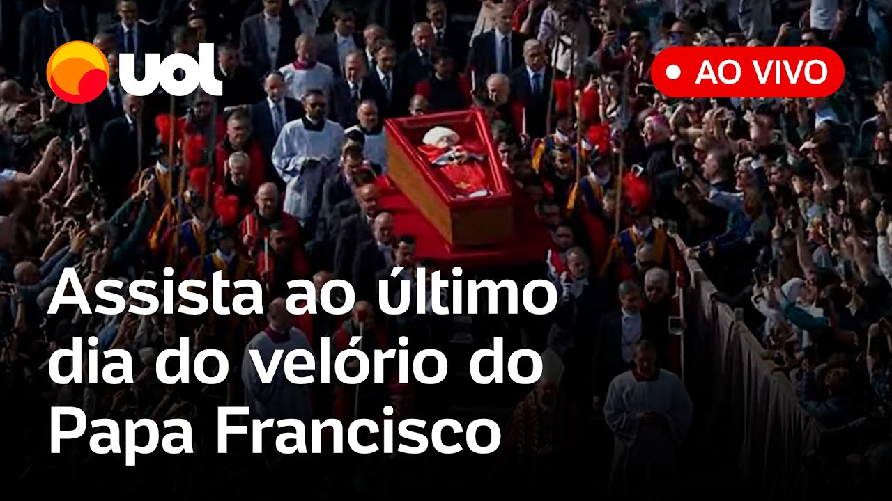 AGORA: Papa Francisco é velado na Basílica de São Pedro; assista ao último dia da cerimônia pública