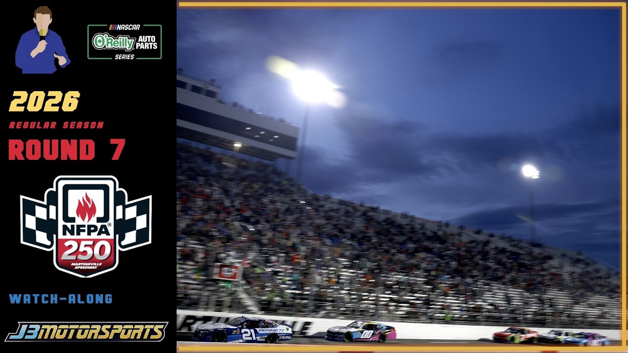 🔴 NASCAR O'Reilly Auto Parts Series | 2026 | Round 7 | #NFPA250 Watch-Along