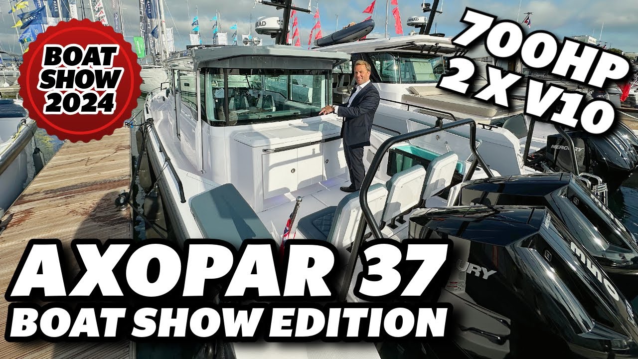 Обзор выставки лодок Axopar 37 в Саутгемптоне