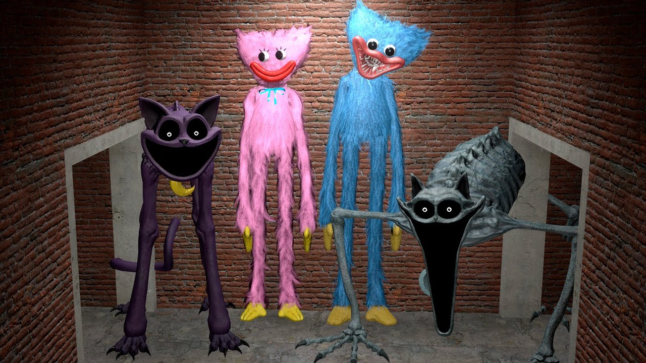 I FOUND KISSY MISSY HUGGY WUGGY NIGHTMARE CATNAP AND CATNAP (Garry's Mod)