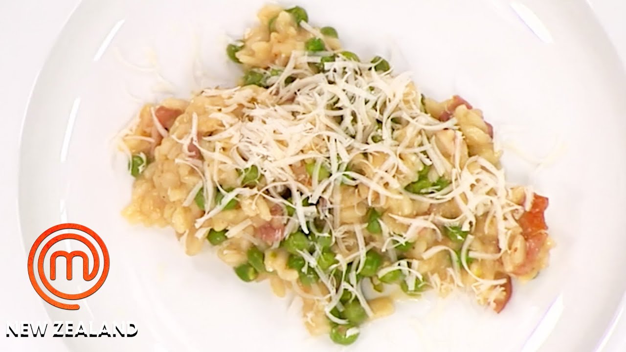 Pea & Bacon Risotto Masterclass | MasterChef New Zealand | MasterChef World
