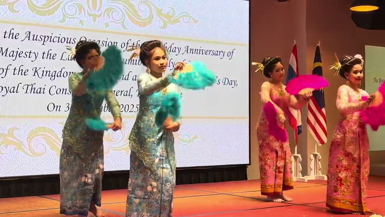 Tari Kipas ณ โกตาบารู มาเลเซีย #บ้านรำไทยครูศรีเวียง