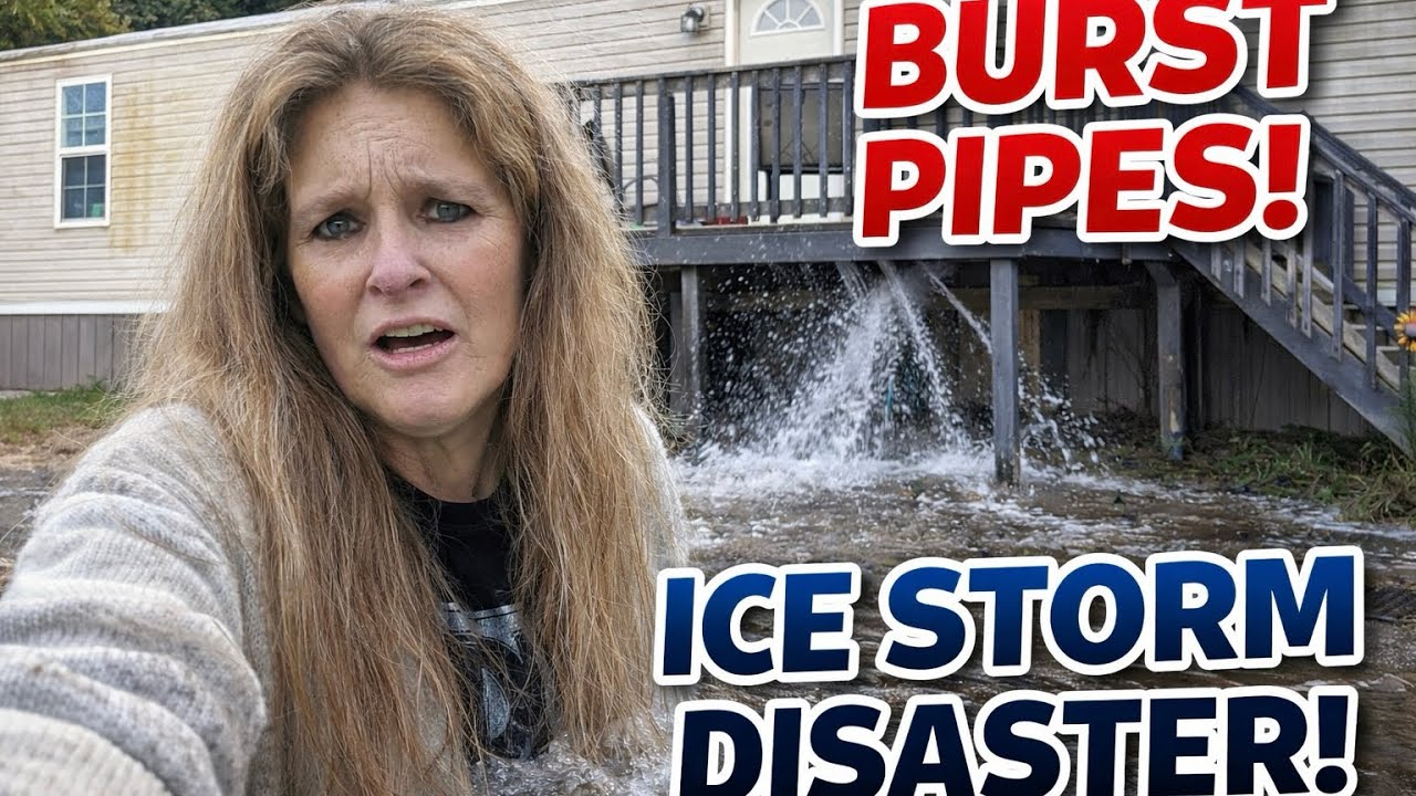 Ice Storm Nightmare | Burst Pipes in My Single Wide Mobile Home