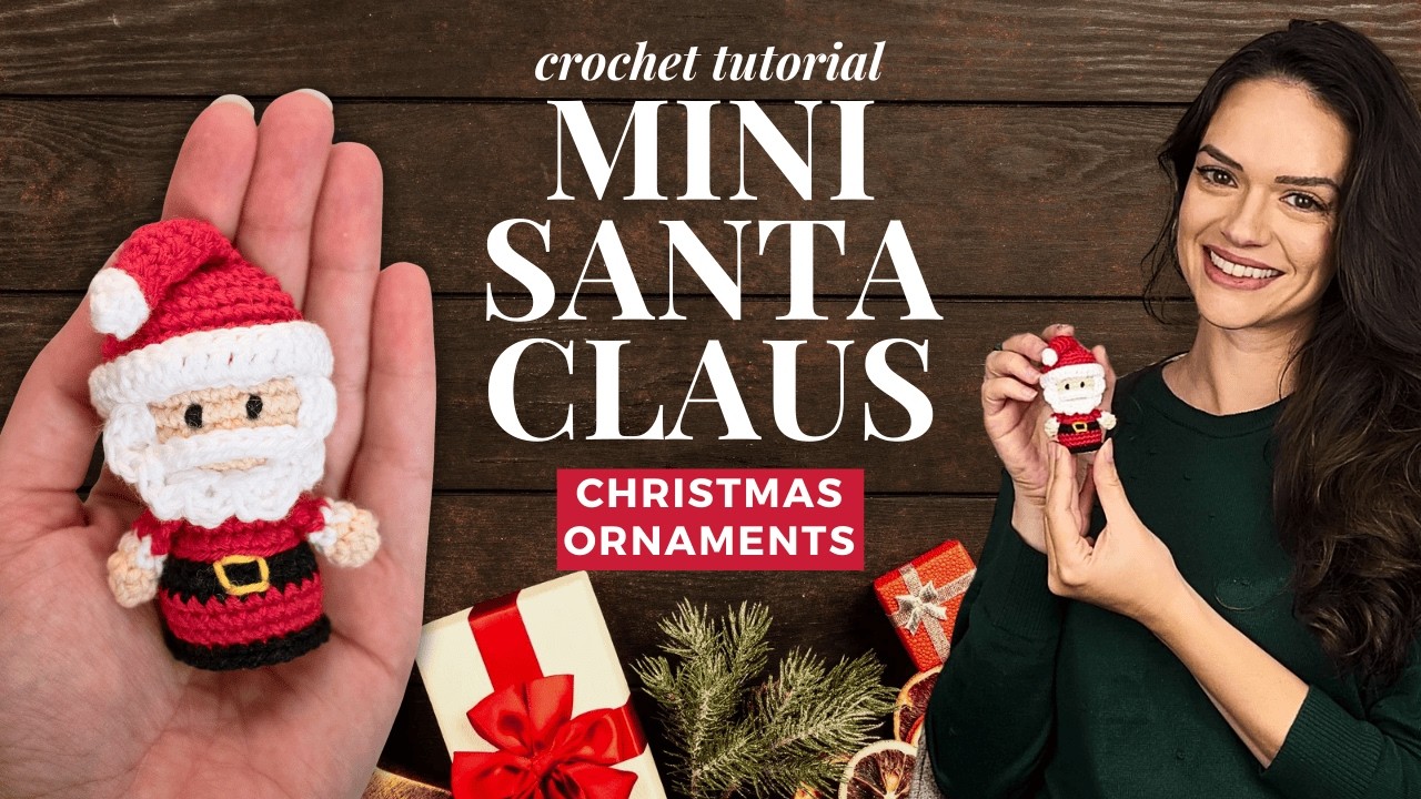 Make This Adorable Mini Santa Claus Amigurumi For Christmas 2024!