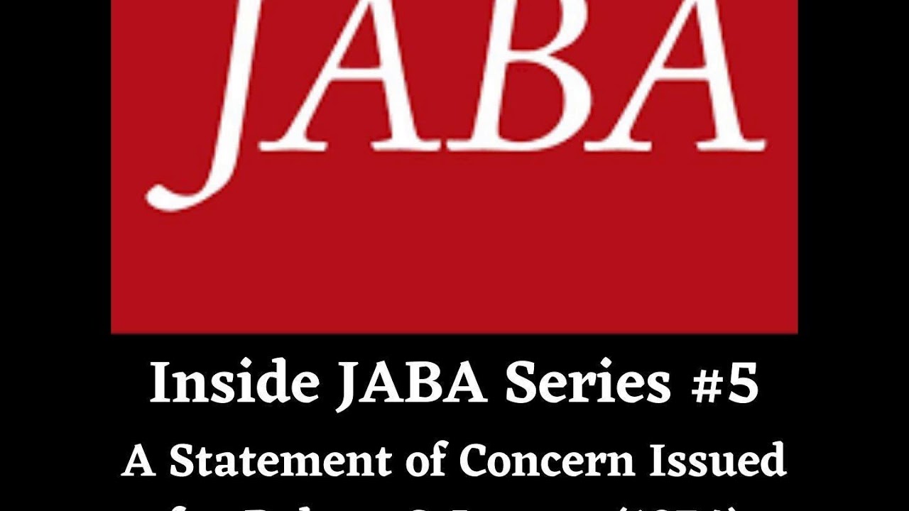 Inside JABA #5: SEAB Statement of Concern Issued for Rekers and Lovaas (1974); Session 135