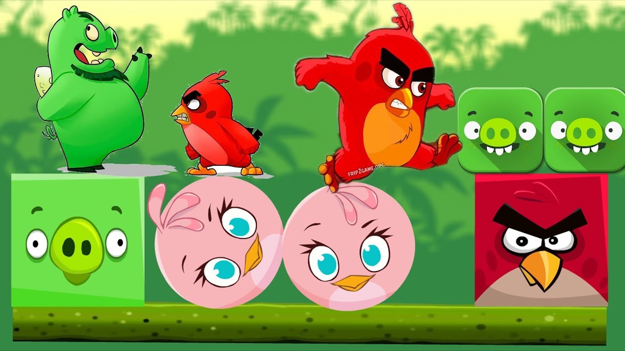 Angry Birds Kick Piggies - KICK THEM FALL!! PIG VS STELLA