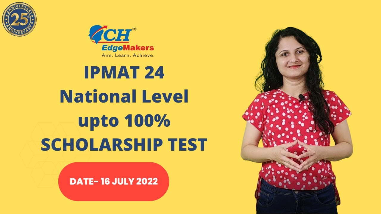 IPM-AT CAREERS SCHOLARSHIP TEST | upto 100 % Off | IIM | IPMAT | IPMAT 2024