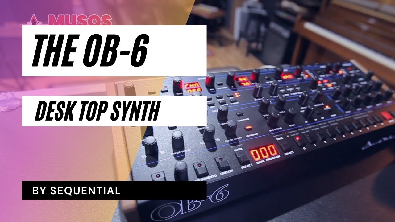 OB-6 Desktop Synth By Sequential // Vibe Machine #Synthesizer