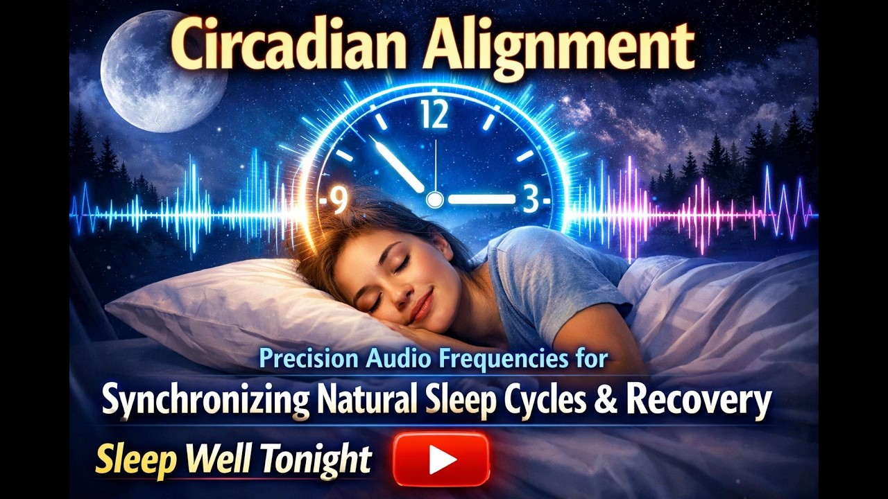 Circadian Alignment: Precision Audio Frequencies for Synchronizing Natural Sleep Cycles and Recovery