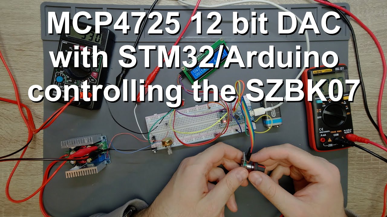 12-битный ЦАП MCP4725 и DC-DC-преобразователь SZBK07