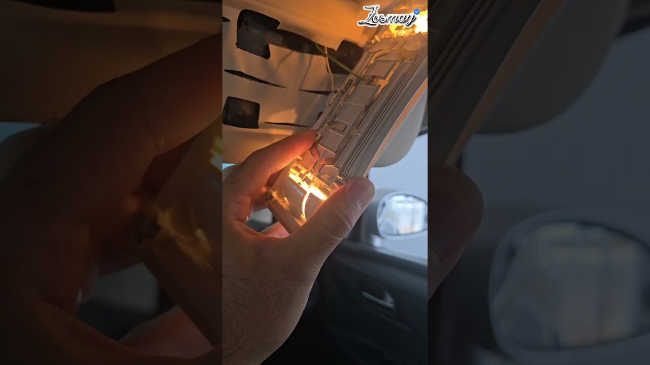 Como consertar luzes luz iluminação quebra sol C4 Pallas hatch vtr cortesia passageiros arrumar
