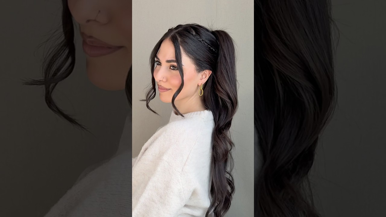Cute Spring Hairstyle 🤍✨ #hairstyle #spring #hair #hairtok #youtubeshorts