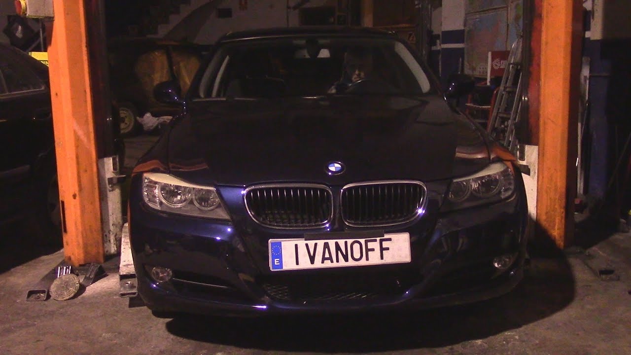 Ремонт автомобиля BMW 320D E90, замена сцепления и двух массового маховика