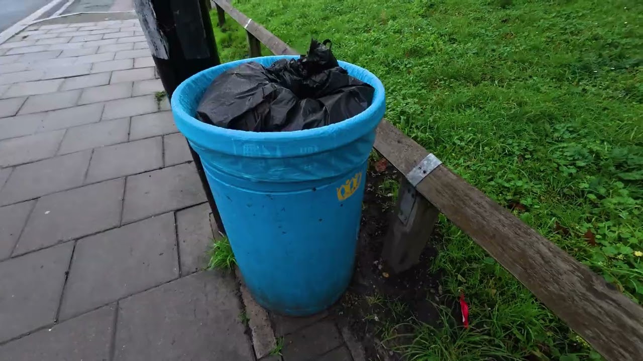 Sunday morning litter trail.