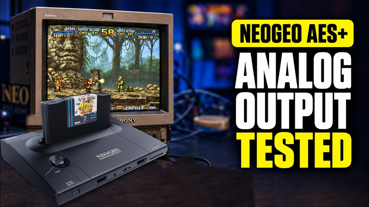 Przetestowaliśmy NEOGEO AES+ na telewizorze CRT! - EKSKLUZYWNIE
