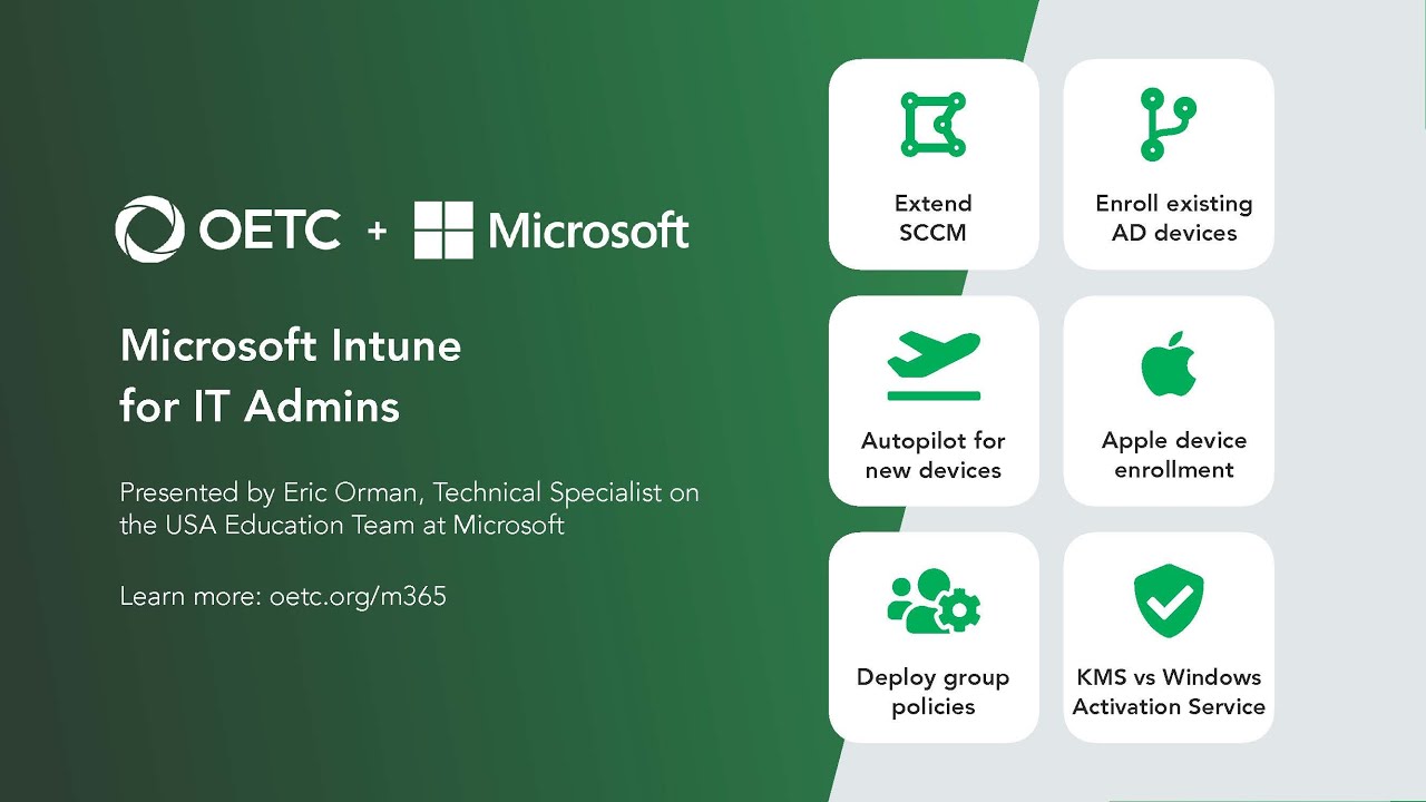 Webinar: Microsoft Intune for IT admins