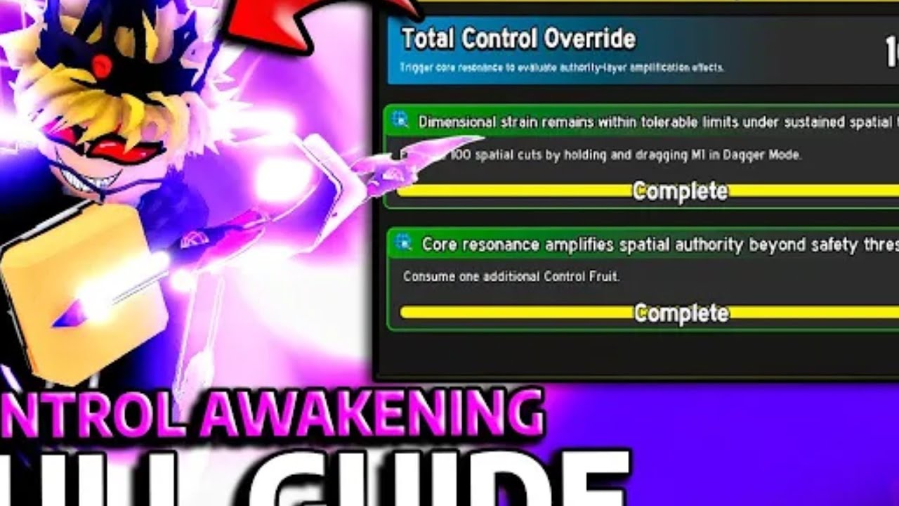 Control fruit awakening full guide and showcase 
