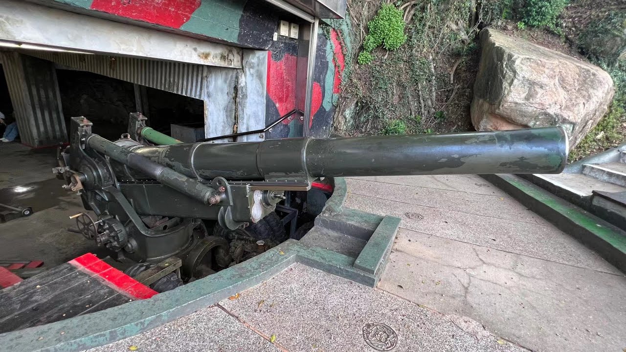 2023-08-28 金門獅山砲陣地 八吋榴砲(M115)砲操