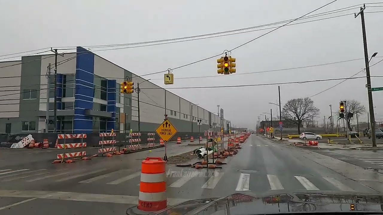 Detroit's Fort Street Rebuild March, 2026 Update: Utilities Placement Continues. Joe Louis Greenway.