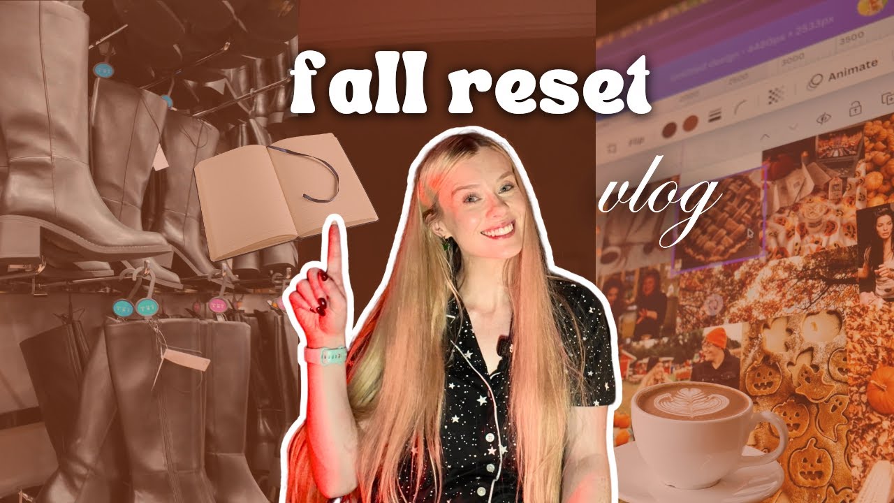 Уютный видеоблог об осенней перезагрузке: шопинг в Primark, список желаний и доска визуализации