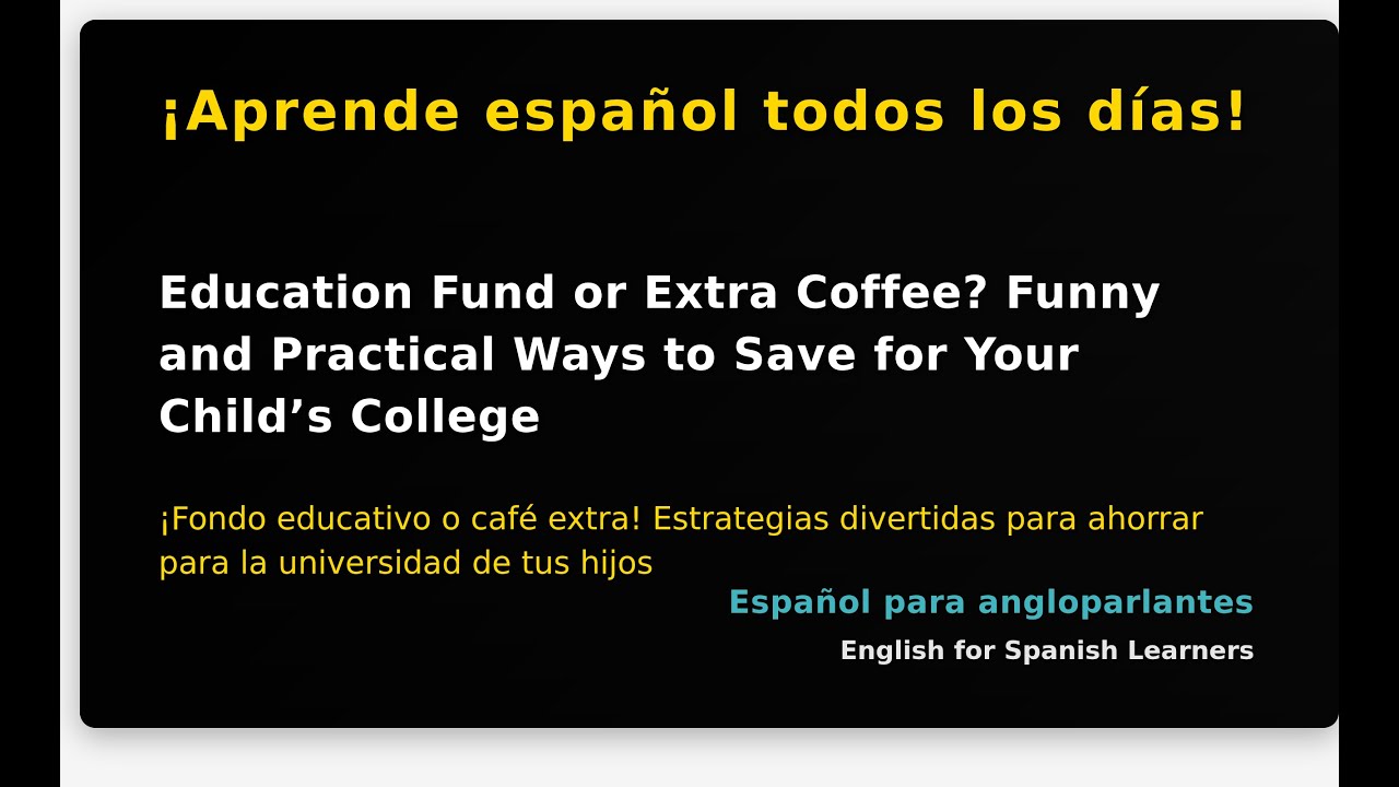 Education Fund or Extra Coffee? Funny and Practical Ways to Save for Your Child’s College