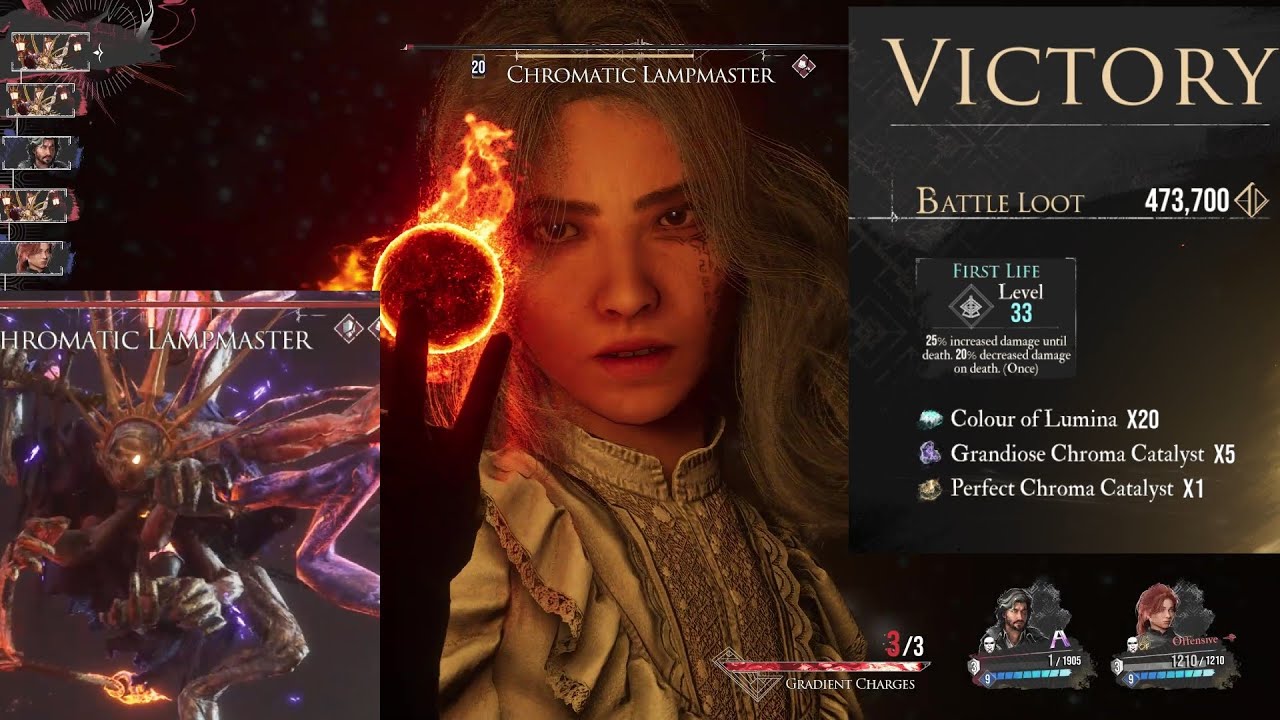 Expedition 33 First Life Pictos Location Chromatic Lampmaster New Superboss Victory Scene NG+ Expert