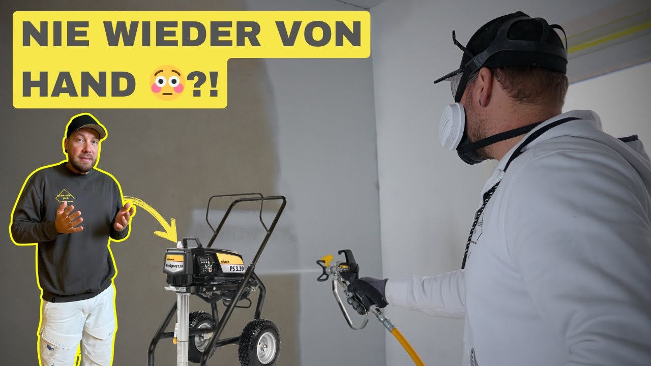 Großer Fehler oder Gamechanger? Maschinen-Spachteln mit der Wagner PS 3.39!