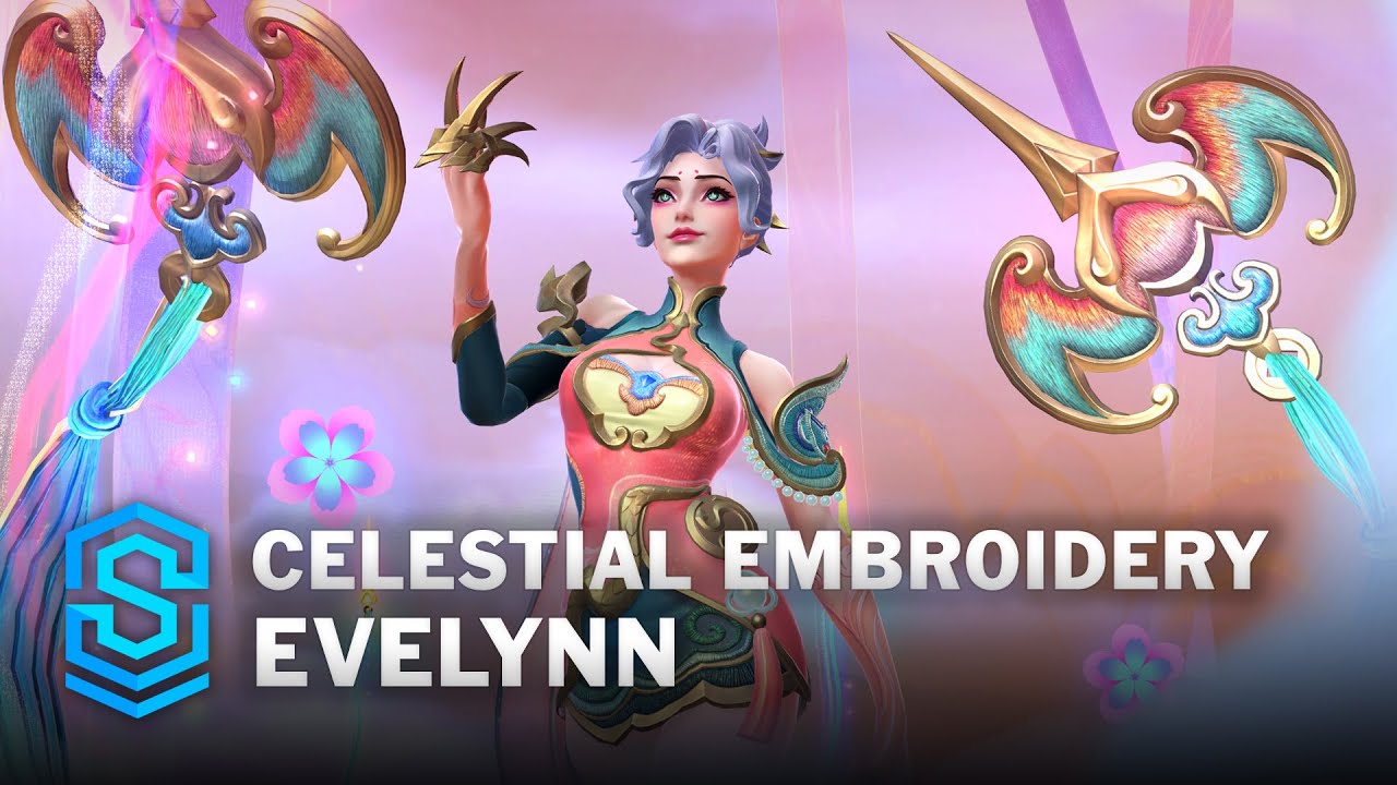 Celestial Embroidery Evelynn Wild Rift Skin Spotlight