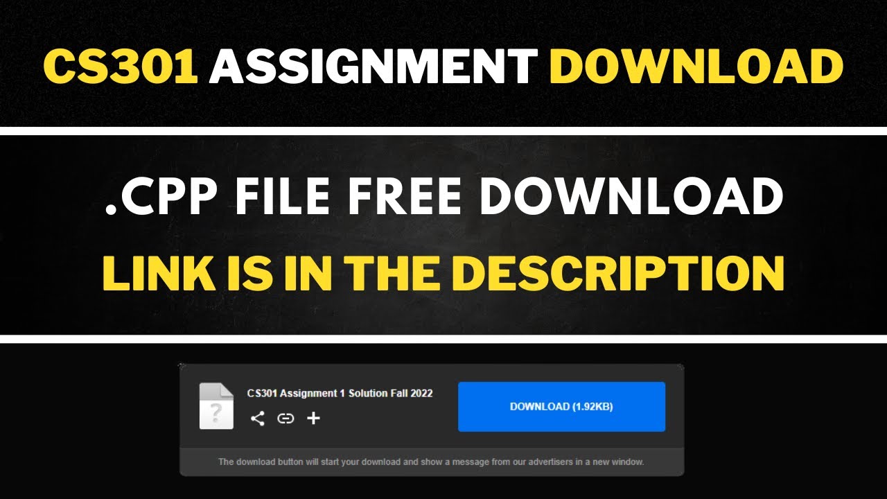 CS301 Assignment 1 solution 2026 .cpp file