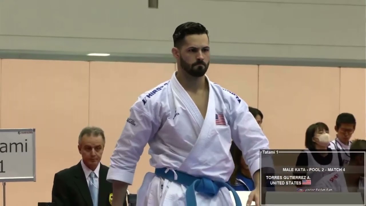 Ryuji Motto (Unsu) vs Ariel Torres Guterrez (Ohan Dai) - KARATE1 Premier League Fukuoka 2023