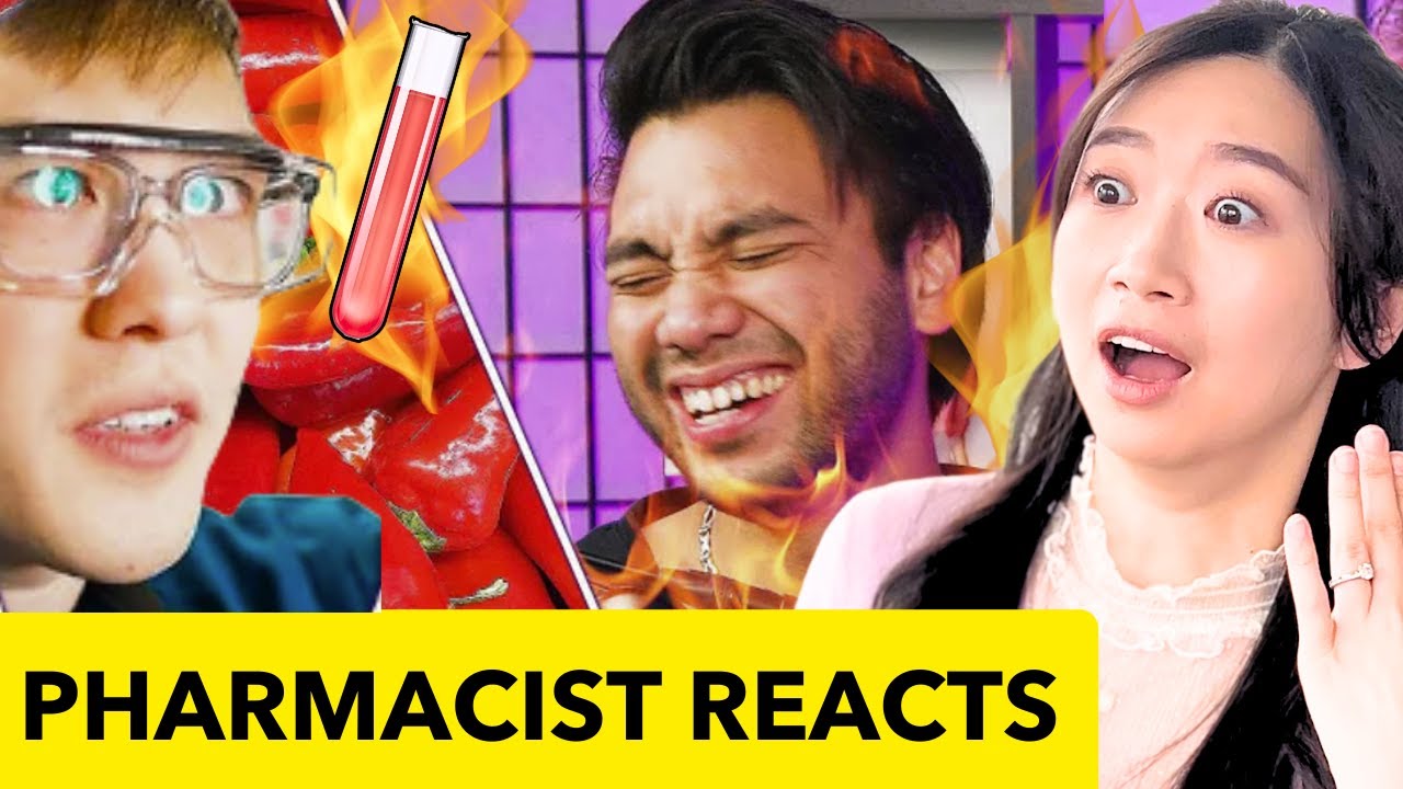 Pharmacist Reacts to Trash Taste and NileRed: Eating PURE Capsaicin (An ACTUAL Drug!)