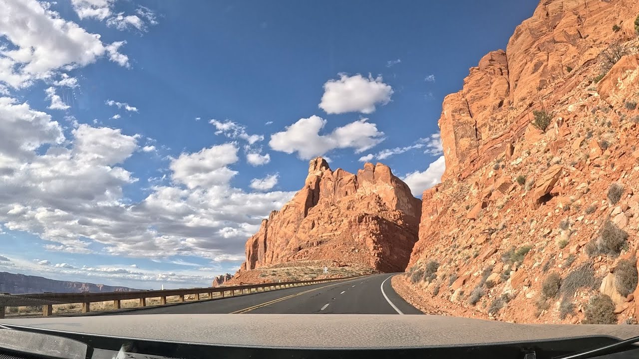 4K Drive-lapse Arizona to Utah Highway 89