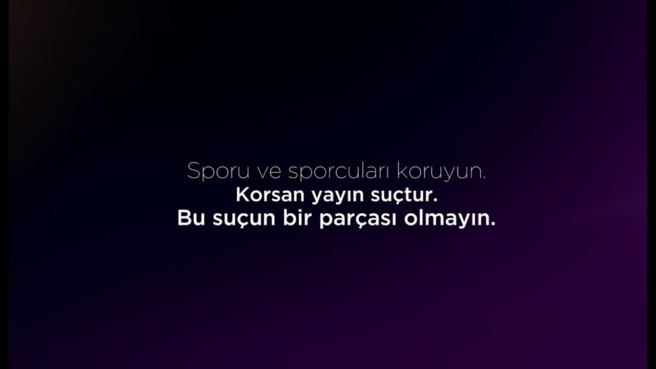 Korsan yayın suçtur! #beINSPORTS