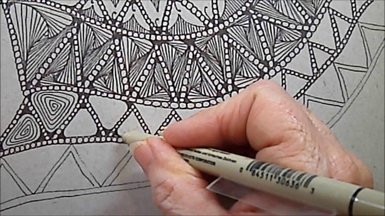 Drifts Tangle Pattern Lesson #146
